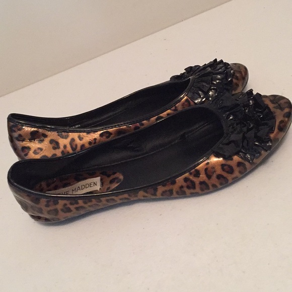Steve madden leopard print flats shoes - Picture 4 of 8